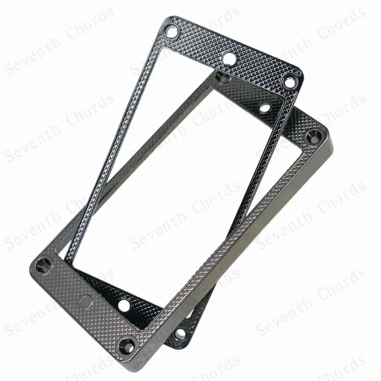 ein satz von 2 pcs sg lp elektrische gitarre gebogene humbucker doppel coil pickup rahmen montage metall ring free global shipping