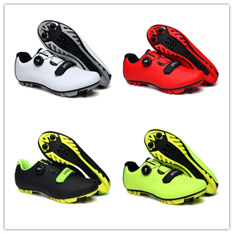 

2020 Breathable Men Cycling Shoes MTB Mountain Bike Shoes Bicycle Racing Triathlon Athletic Shoes Sneaker Black Big Size Trainer