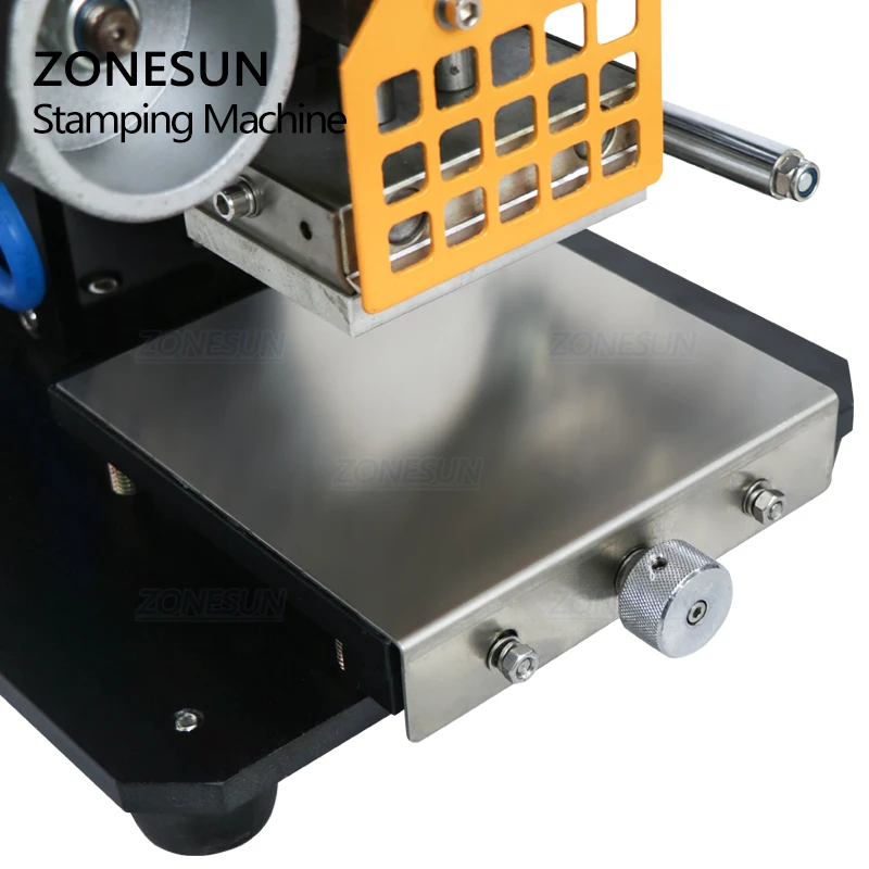ZONESUN ZSP- 980K автоматическая штамповочная машина для сгибания кожаных логотипов
