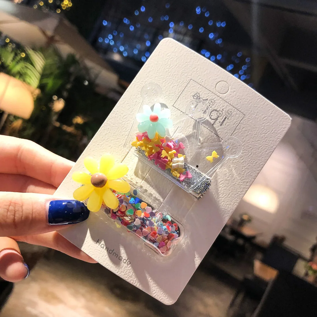 Милые цветные заколки для волос с блестками Love Crown BB девочек модные украшения