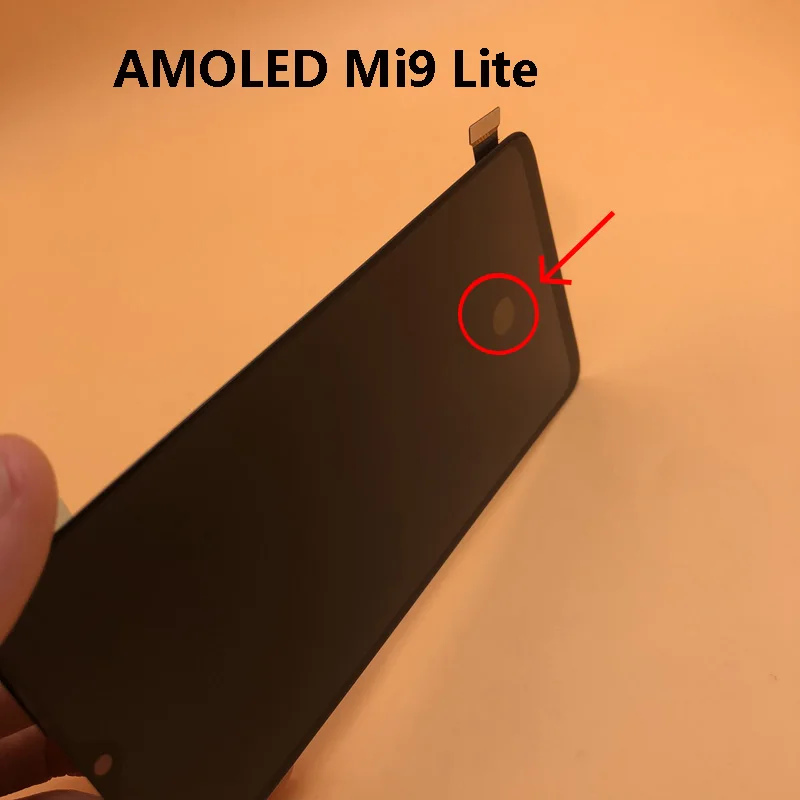 Новый ЖК дисплей AMOLED с отпечатками пальцев для XIAOMI Mi9 lite cc9 MI 9 LITE сенсорным экраном