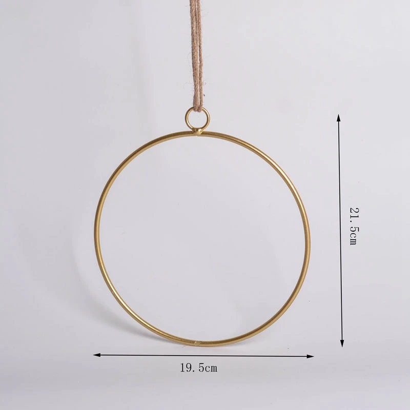 

3 Pcs Metal Wall Hanging Wreaths for Wedding Arch Home Decor Artificial Hoop Garland Flower Hoop Rings Wall Decor