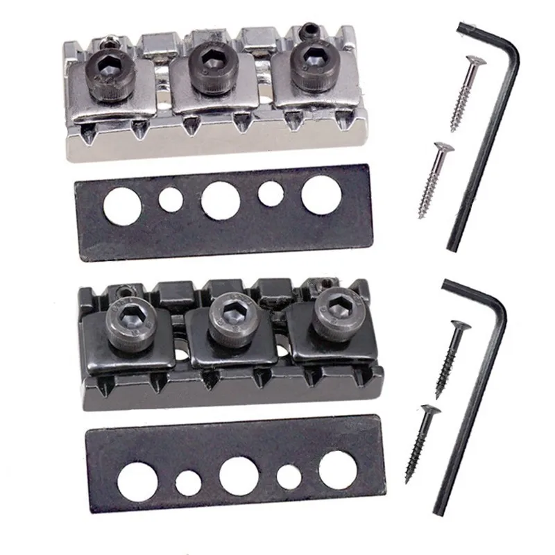 

1 Pcs 42.5mm Adjustable Electric Guitar String Locking Nut For Tremolo Bridge Guitar Accessories Parts Musical Instrument