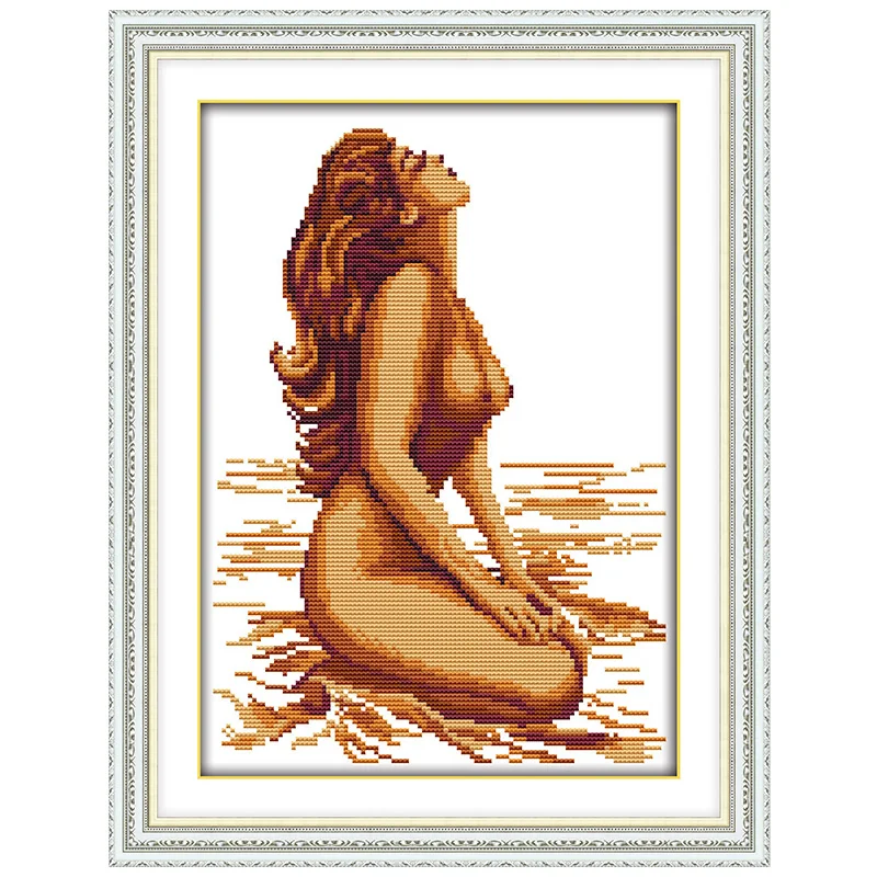 Набор для вышивки сделай сам Joy Sunday с изображением сексуальной женщины