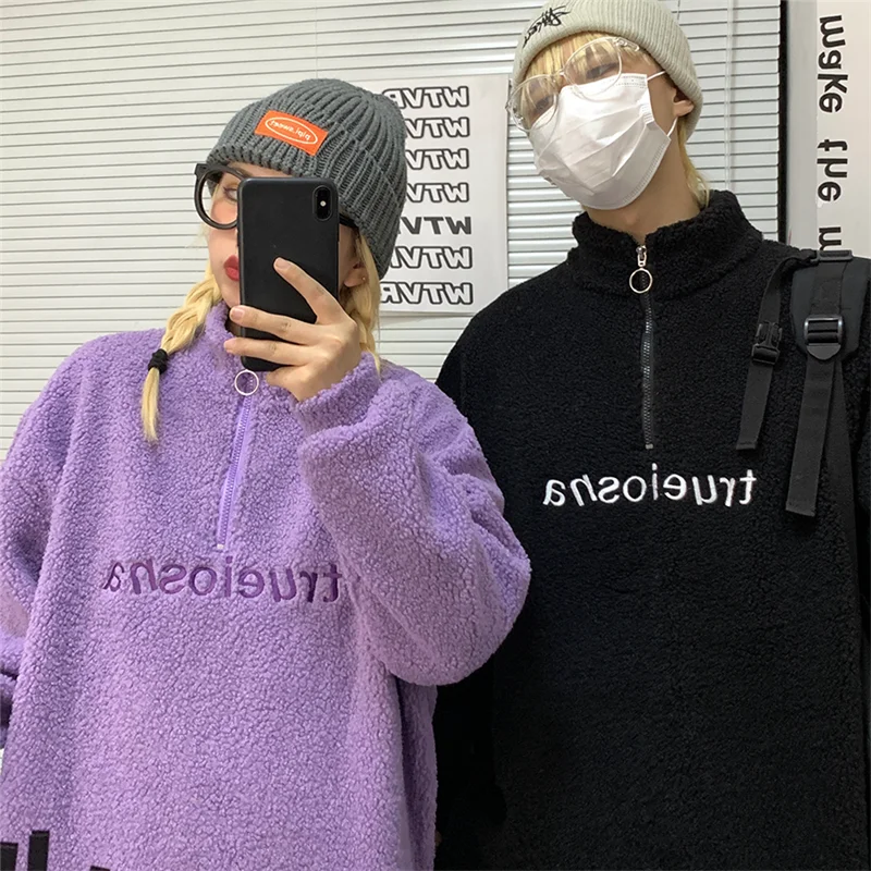 Кашемировая Толстовка Женская осенне зимняя плотная свободная теплая куртка в