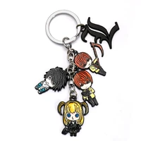 comic figure pendant keychain death noth anime character keyrings fashion enamel cosplay accessory gifts for cartoon fans new