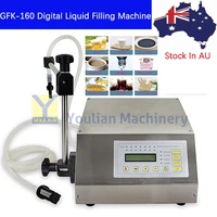 gfk 160 digital display liquid filling machine cnc beverage countable automatic filling machine