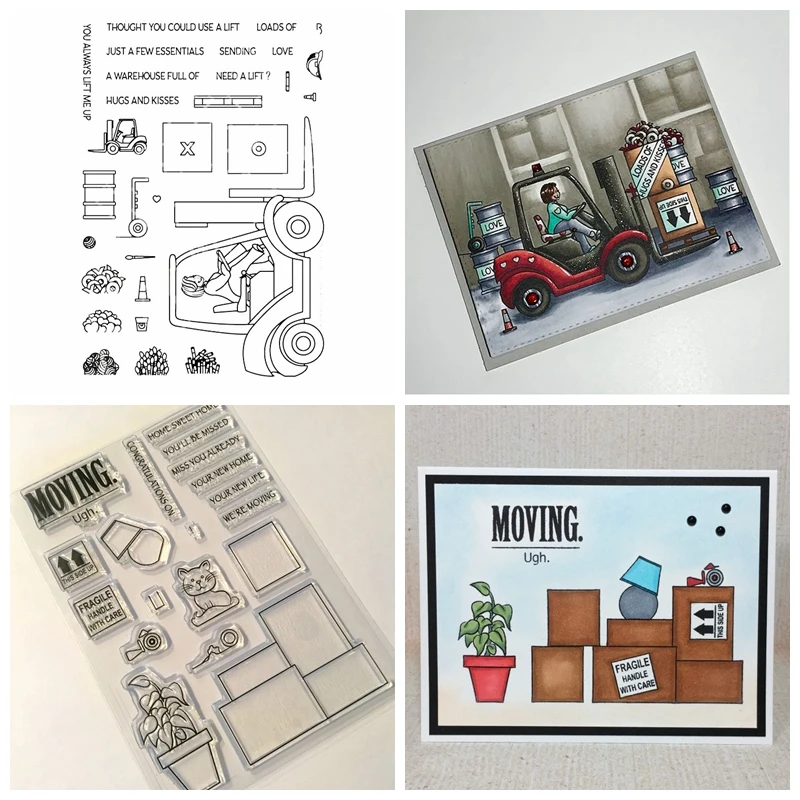 4x6 дюймов подвижные Цветочные прозрачные штампы для сделай сам Скрапбукинг