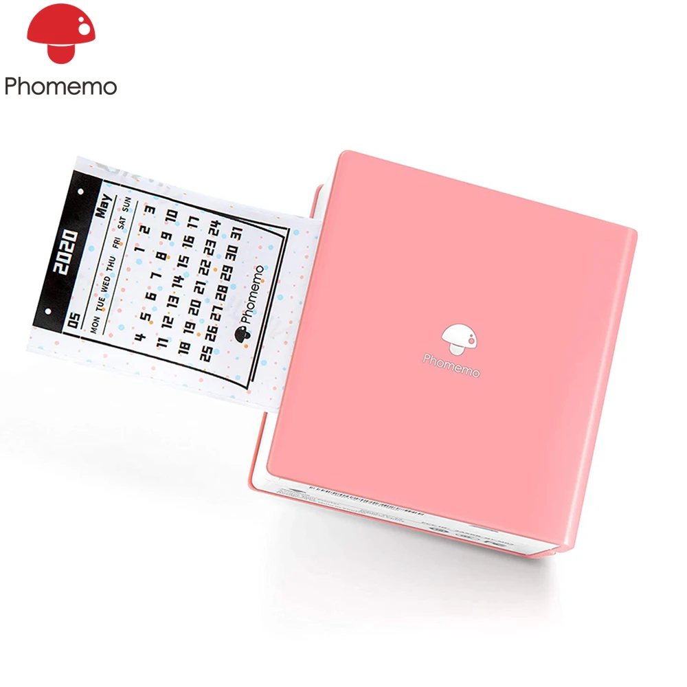 Мини принтер Phomemo M02 Bluetooth Совместимый Беспроводной Карманный Термопринтер для
