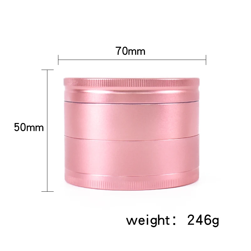 Механическая блокировка 63 мм 4 слойный измельчитель травы аксессуары для сигарет