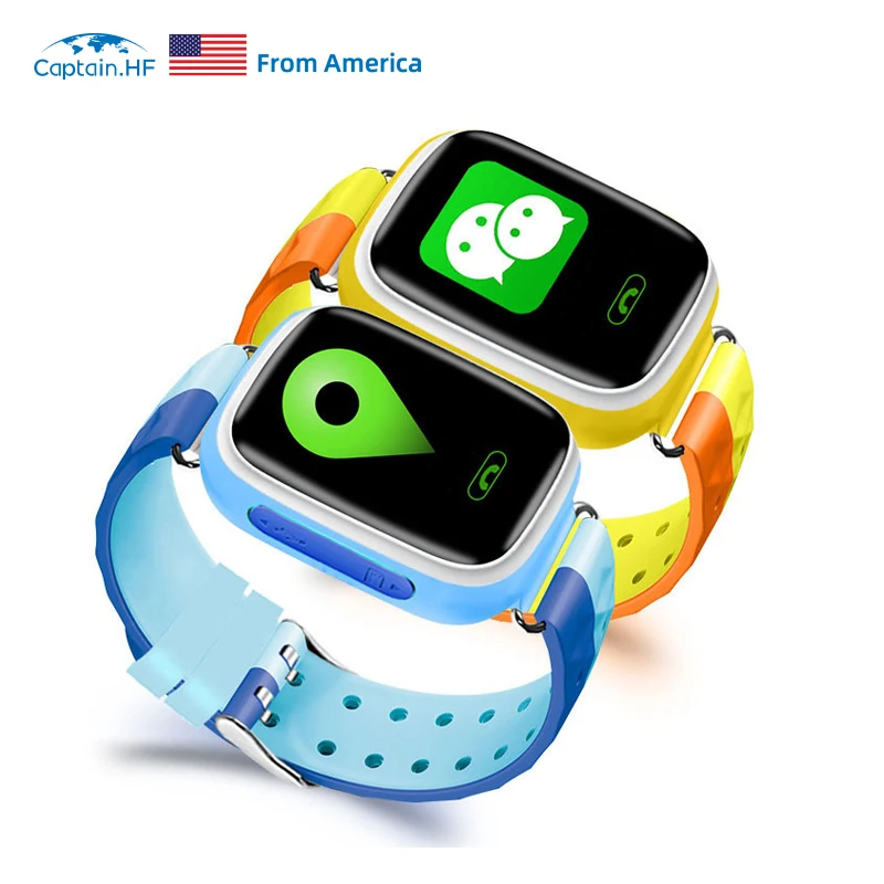 Детские Смарт часы Captain HF с функцией SOS настоящий гео сигнал местоположения