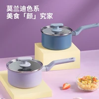 aluminium milk soup pot noodle saucepan pan pot with glass lid skillet non stick kitchen cooking tool accessory milk pot cooker