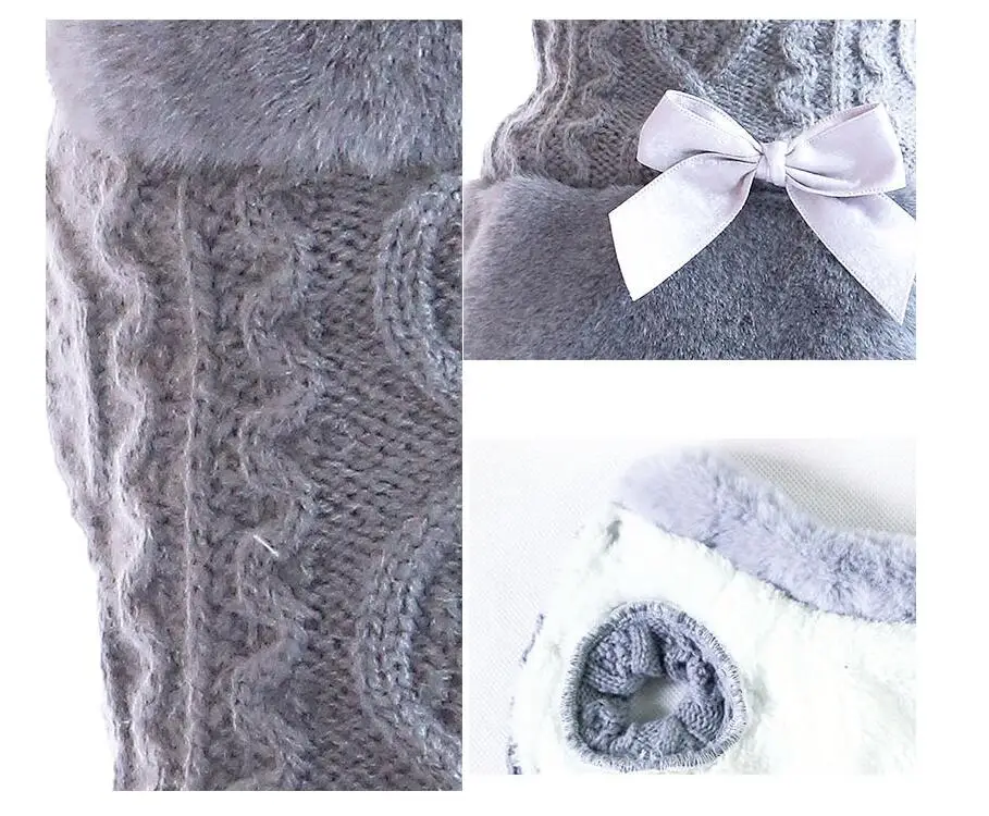 Горячая Распродажа зимняя одежда для собак супер теплые свитера маленьких