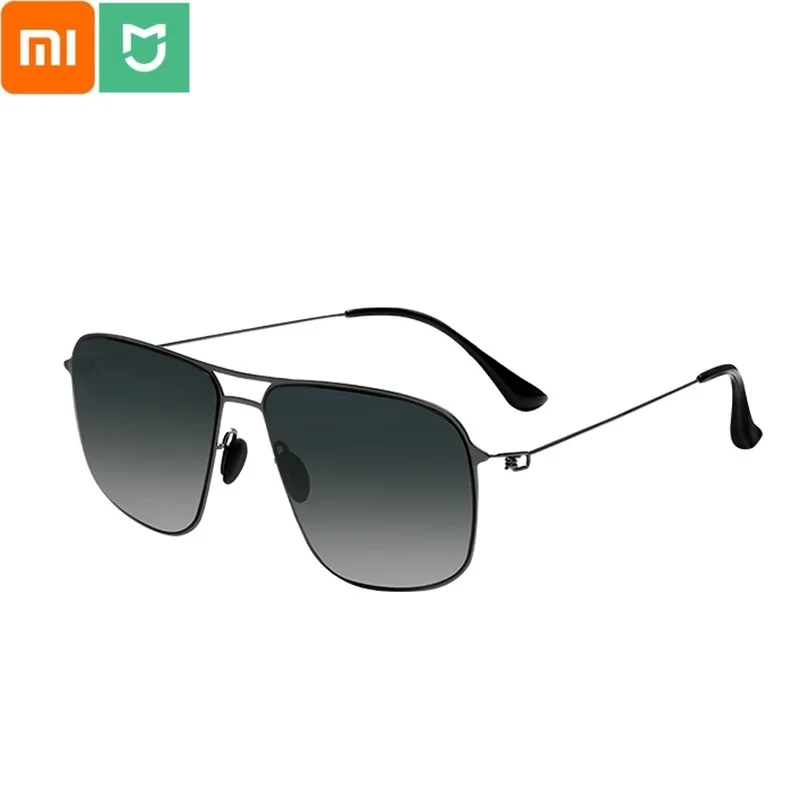 

New Xiaomi Mijia Classic Square Sunglasses Pro TAC Polarized Lenses Glasses Retro Light Frame Screwless UV Protection for Men