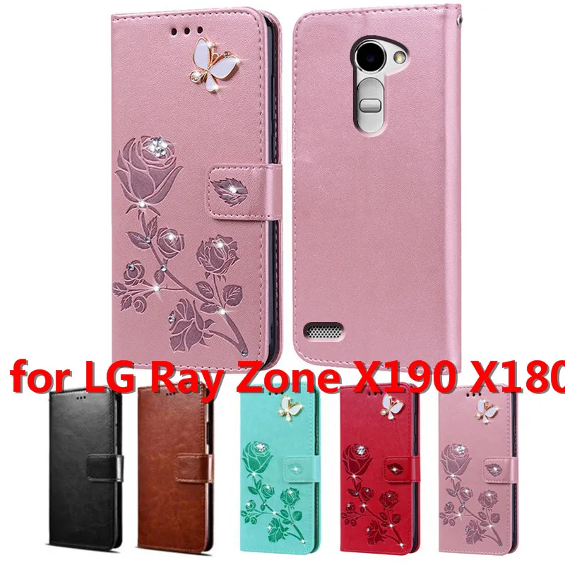 Флип-чехол для LG Ray Zone X190 X180 деловой Чехол-бумажник Мягкая силиконовая задняя