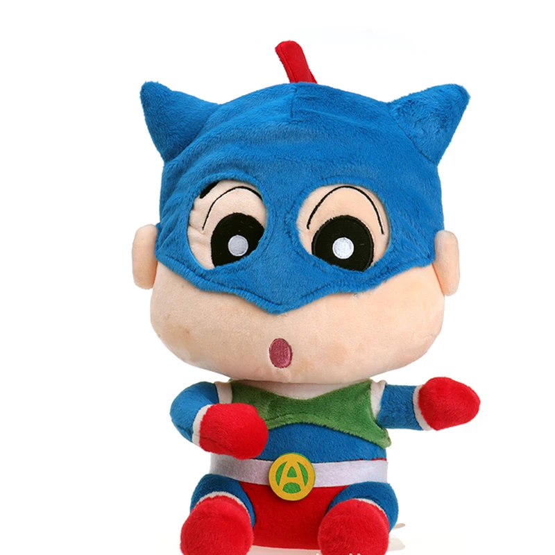 Crayon Shin-chan аниме кавайная плюшевая кукла Shinsuke Noghara Superman Apparel кукольная Пижама Милая