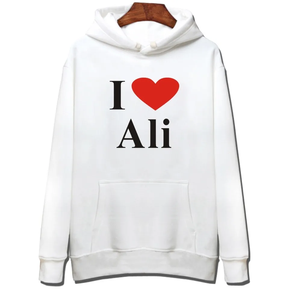 Худи мужское/женское в стиле хип хоп с капюшоном K POP Мухаммеда Али модные