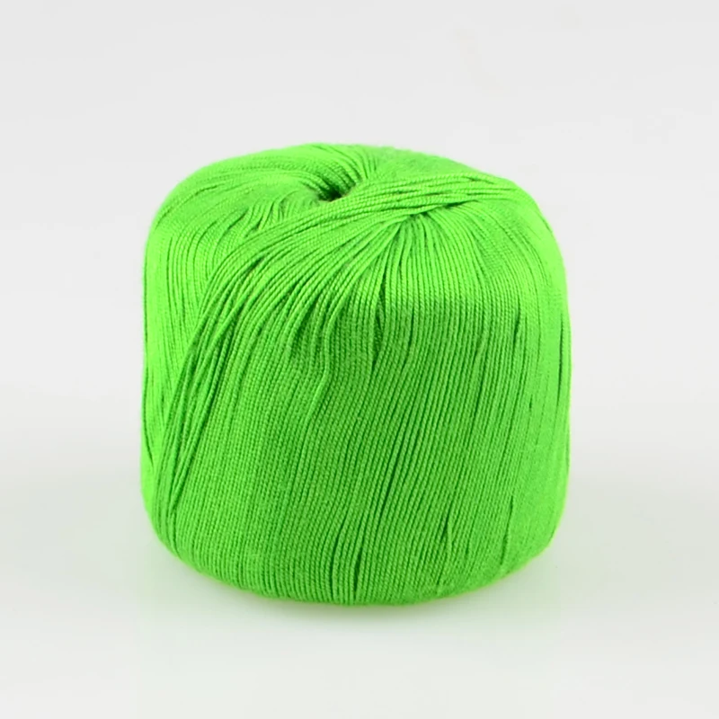 TPRPYN 1 шт. = 50 г кружевная пряжа 100% хлопчатобумажная для ручного вязания 180 метров тонкая Органическая нить