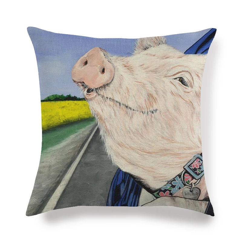 45 см * супер чистая ферма ВЕТЕР КОРОВА узор Супер мягкий пледы наволочки диванные