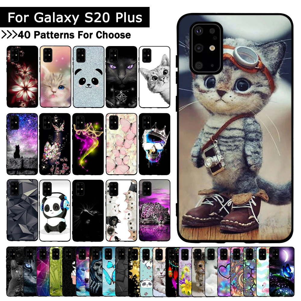 Чехол для Samsung Galaxy S20 Plus модный силиконовый мягкий ТПУ чехол накладка Ultra S 20 чехлы