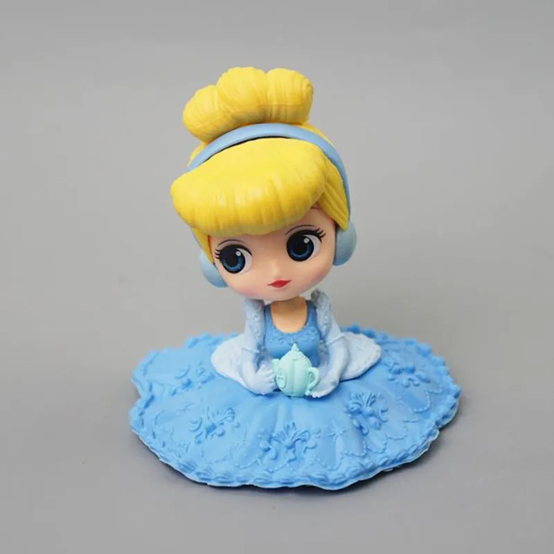 Disney Q Posket София/Белоснежка/Алиса/Белл/русалочка принцесса игрушки куклы Aurore ПВХ