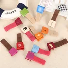 80 шт.лот зажим для кабеля из искусственной кожи зажим для наушников Наушники-вкладыши держатель шнура USB