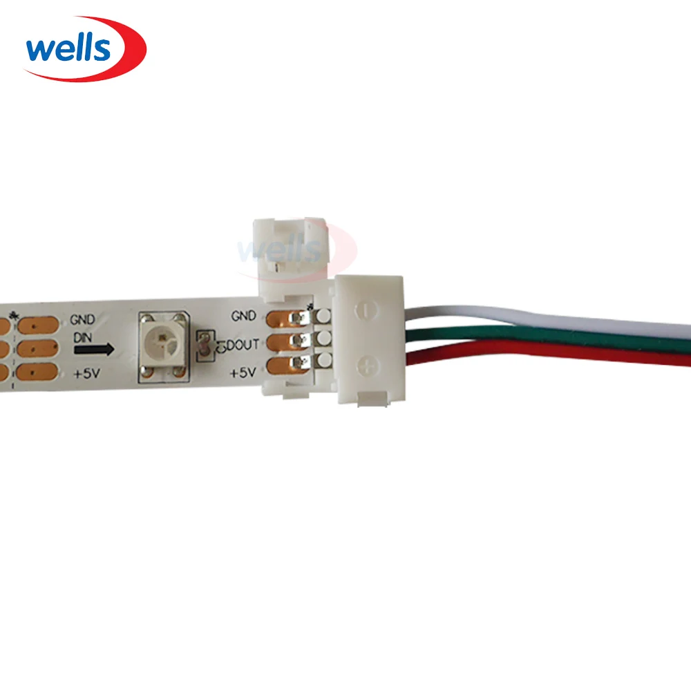 3 pin RGB Соединительный кабель для WS2812B WS2811 Светодиодная лента 15 см 5 шт.|cable to cable