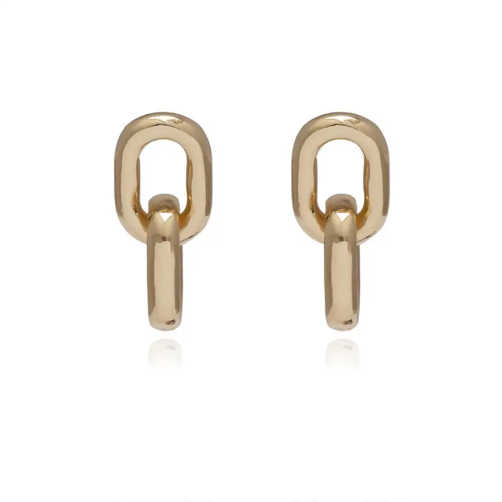 Креативные серьги капли в виде цепочки стиле панк для женщин длинные с