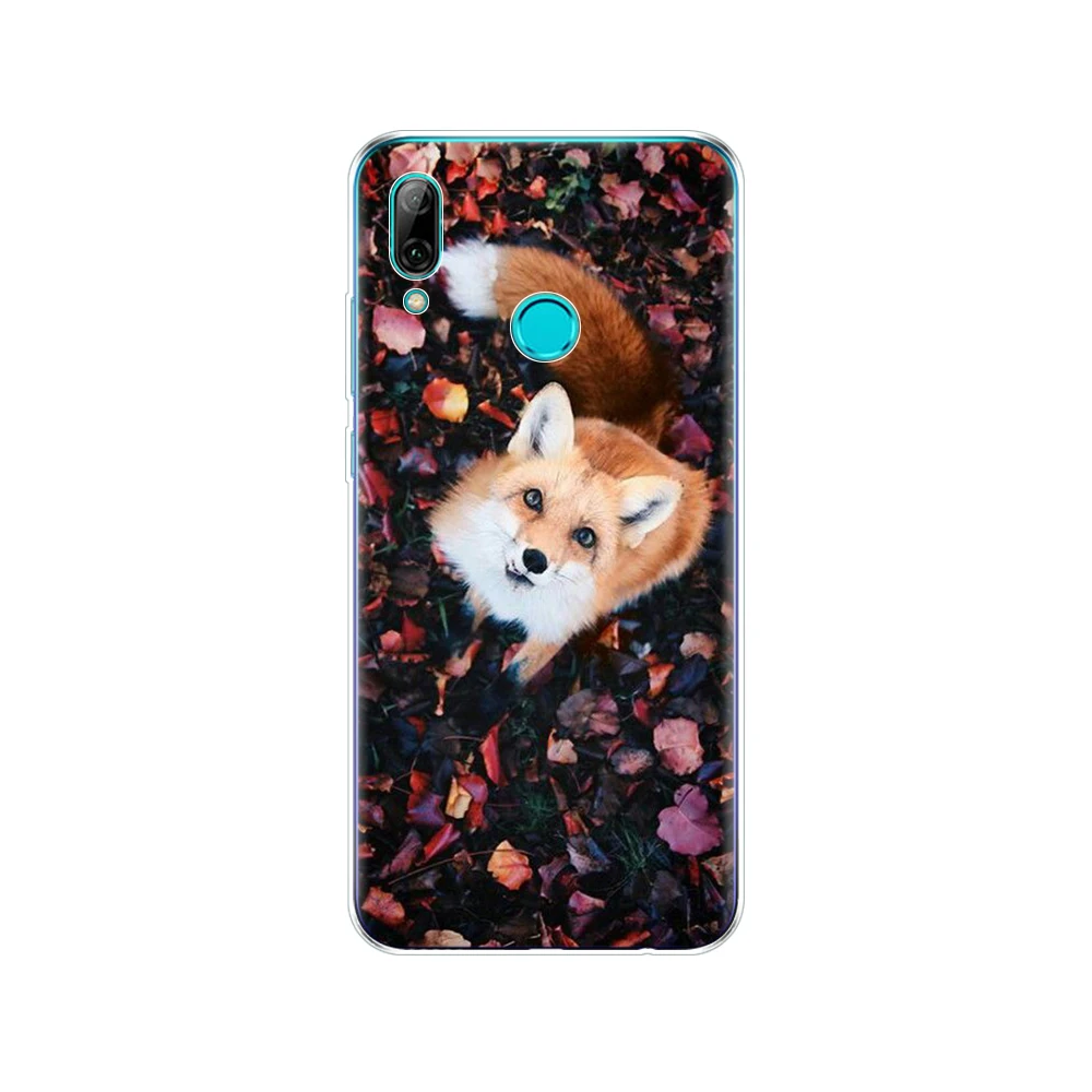 Чехол для Huawei P Smart 2019 силиконовая Мягкая задняя крышка из ТПУ чехол телефона