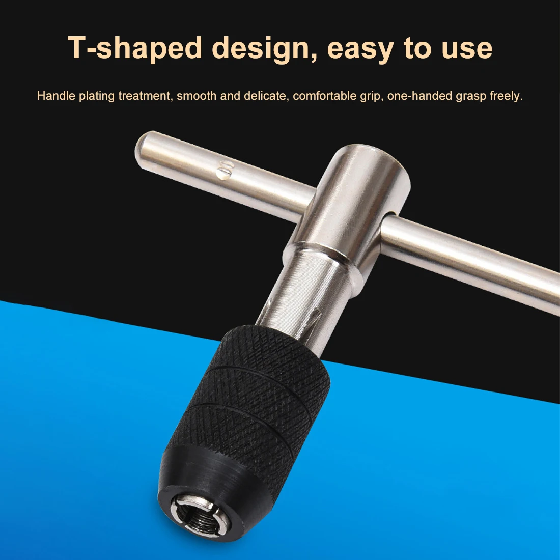 

Screw Tap Wrench Drill Threading Tapping Kit Reversible Screwdriver Tap Holder Hand Tools Set 6Pcs T-Shaped M3 M4 M5 M6 M8
