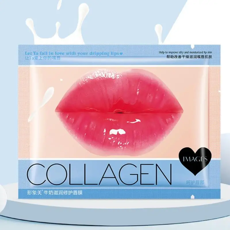 Коллагеновая Маска Для губ увлажняющая стойкая питают губы маска медовая анти