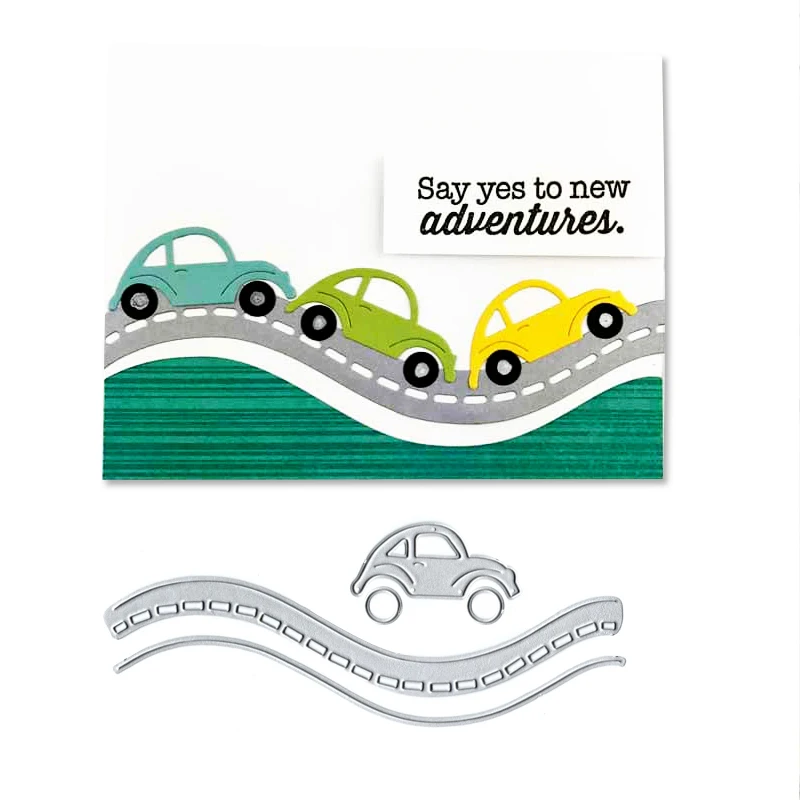 Автомобильная форма для ножа металлическая Форма резки серебряная рукоделия