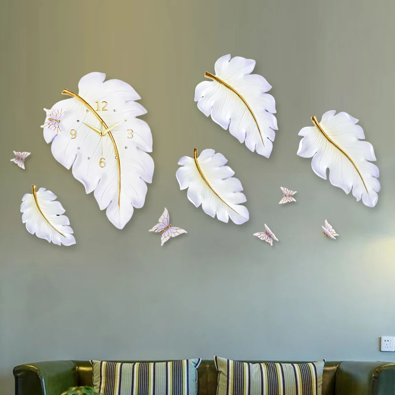 Настенные часы в скандинавском стиле большие Креативные украшения для дома