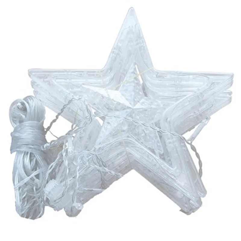 СВЕТОДИОДНАЯ Гирлянда со звездами украшение для занавесок водонепроницаемая