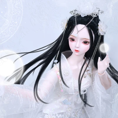 White Snake DBS 1/3 BJD Macchiato, ChengMingLan 12 Китайский Зодиак механические соединения тела, включая волосы, глаза, одежда 62 см высота девочек ледяной, SD - Цвет: White Snake