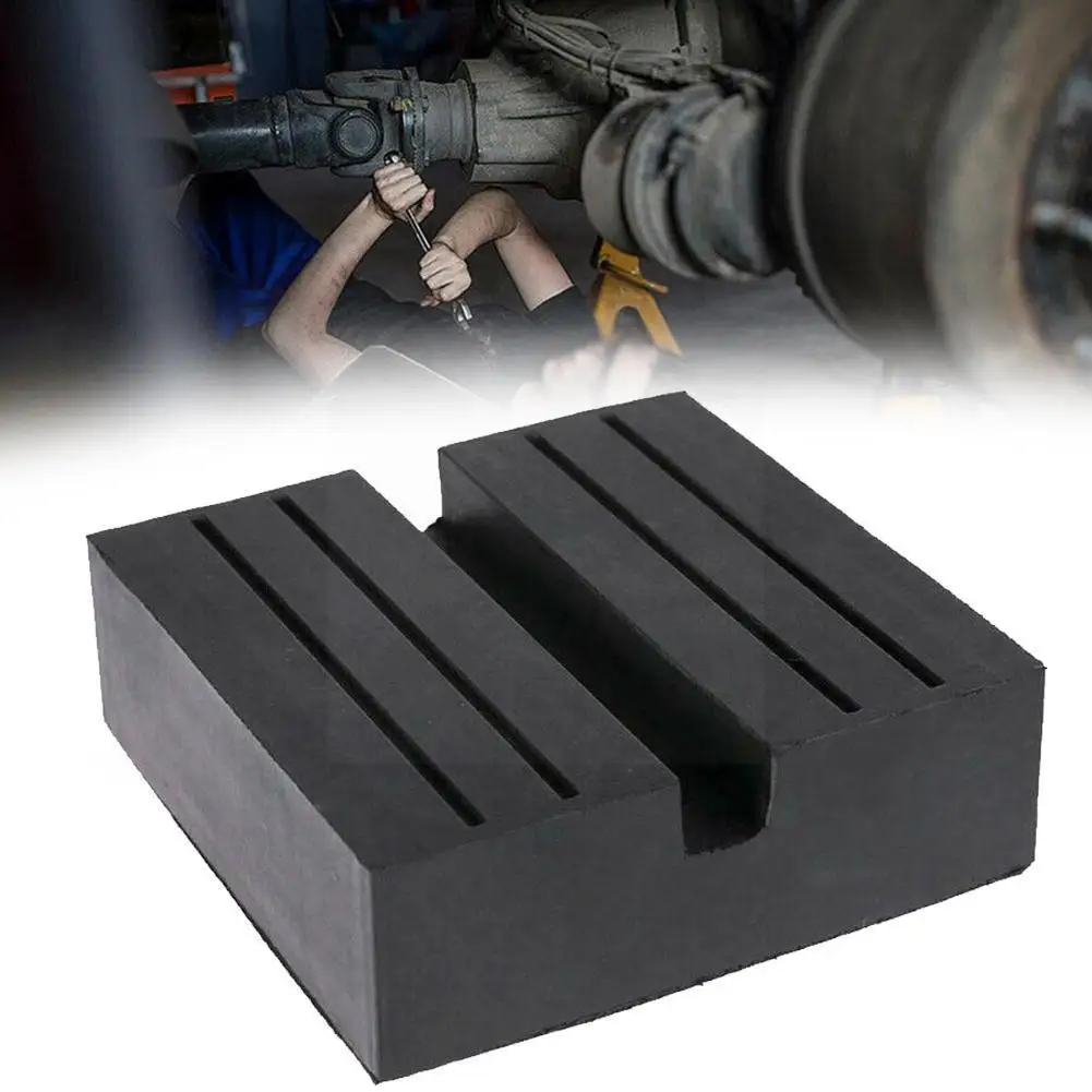 

Car Lift Jack Stand Rubber Pads Square Universal Slotted Frame Kit Adapter Repair Jack Vehicle Guard Pad Automobiles Floor V2Y9