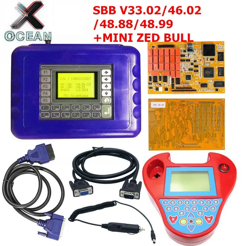 Новое поступление V48.88 V48.99 SBB Pro2 ключевой программист Поддержка автомобили до 2018