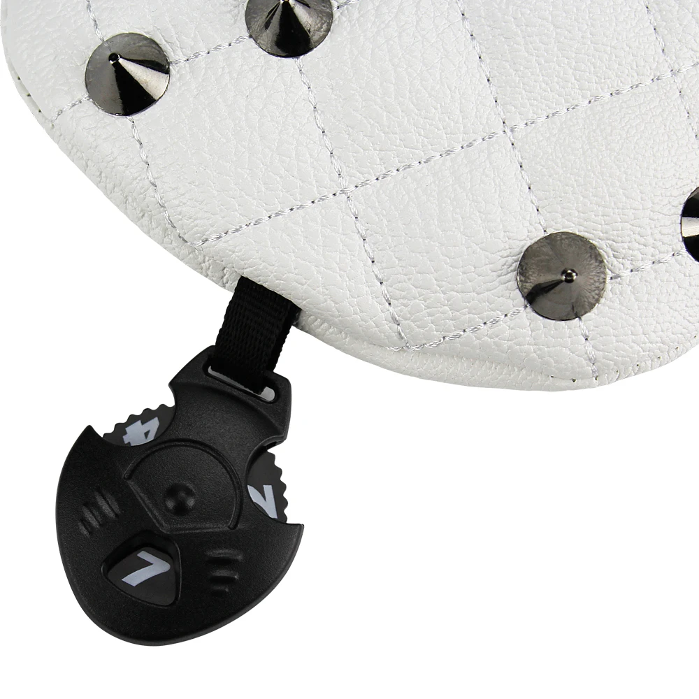 Головные уборы для гольфа черные заклепки из искусственной кожи деревянная