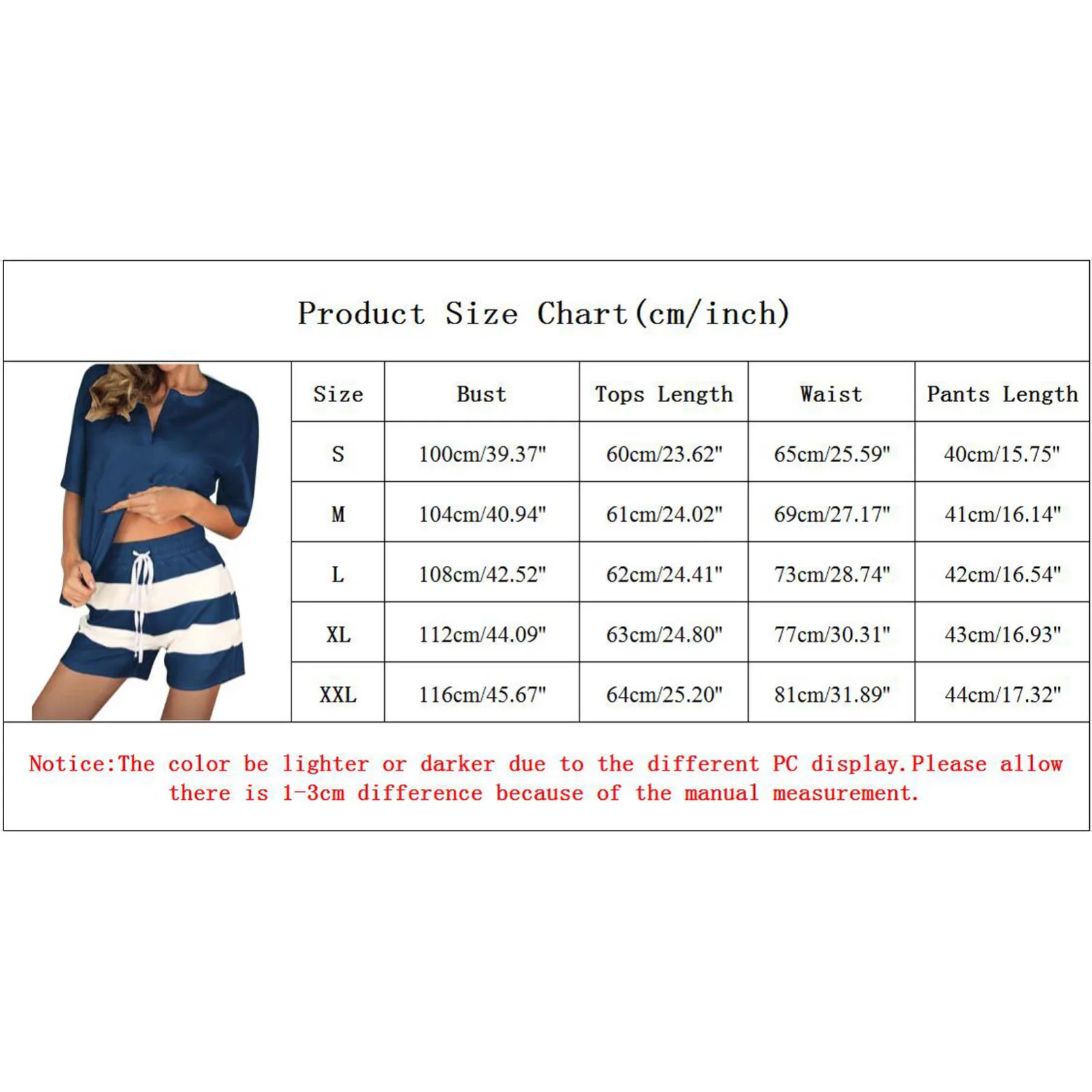 

Womens Striped Lace Comfortable Pajamas Casual Printing T-shirt Casual Workout Sports Tops Suit Tracksuit R5