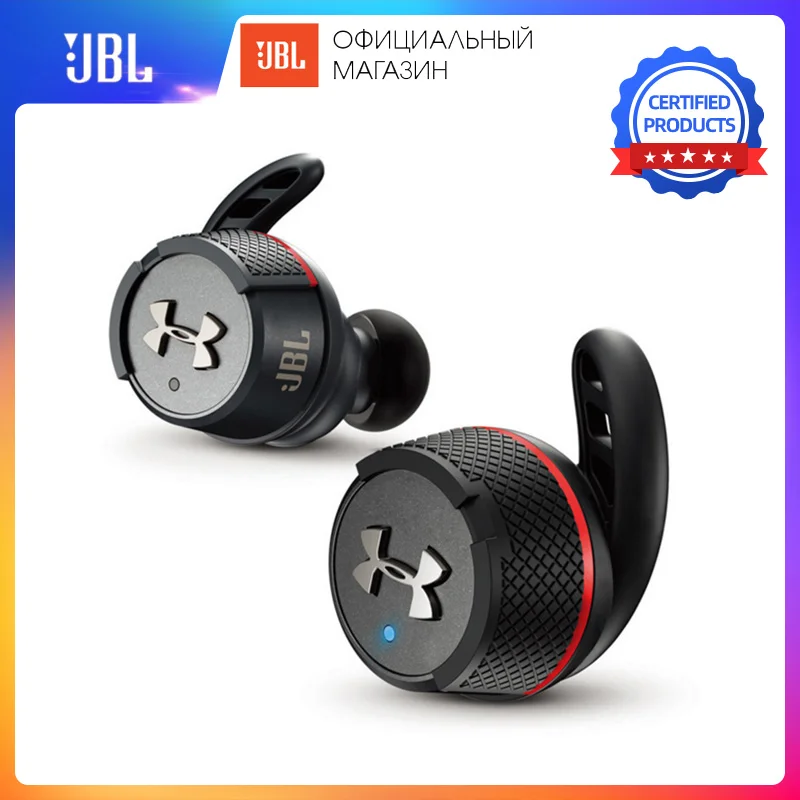 JBL UA FLASH TWS Беспроводные наушники вкладыши Bluetooth V4.2 Спортивные Deep Bass IPX7