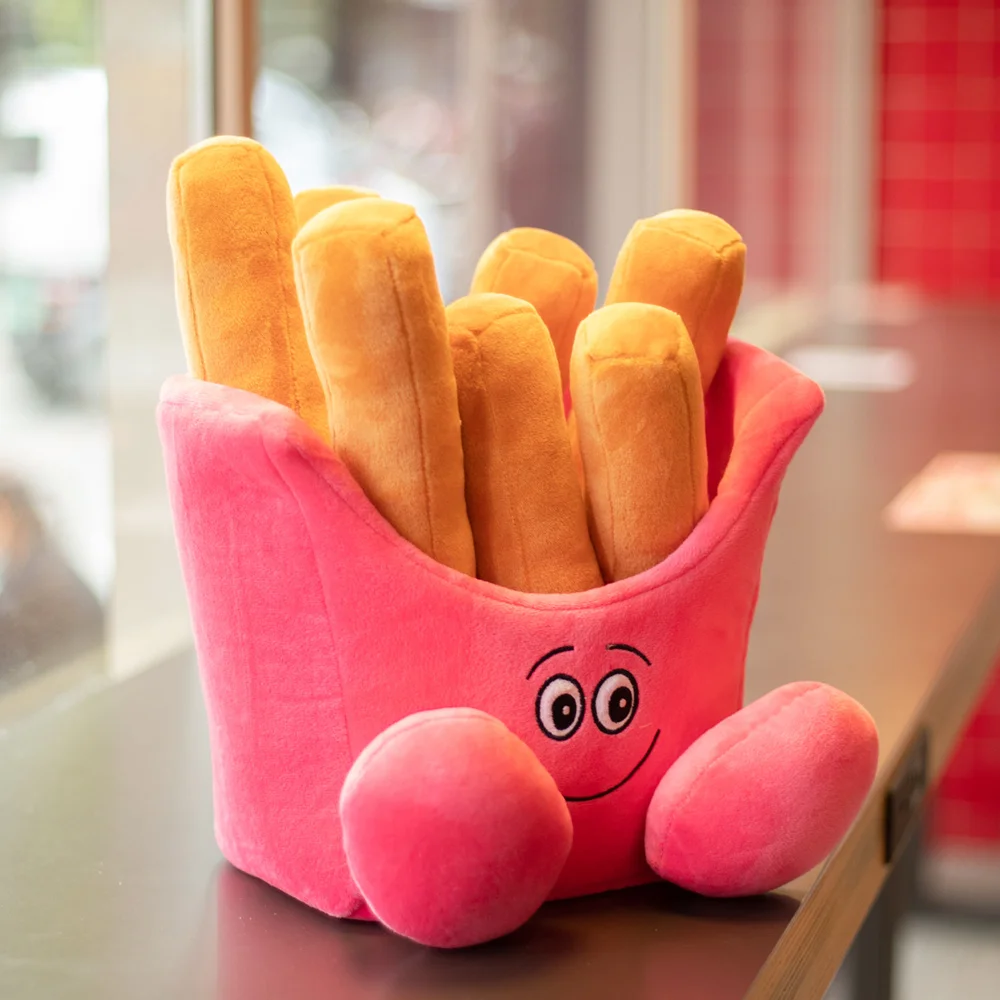 28 см имитация гамбургера картофель фри Плюшевая Кукла милый Картофель мягкая