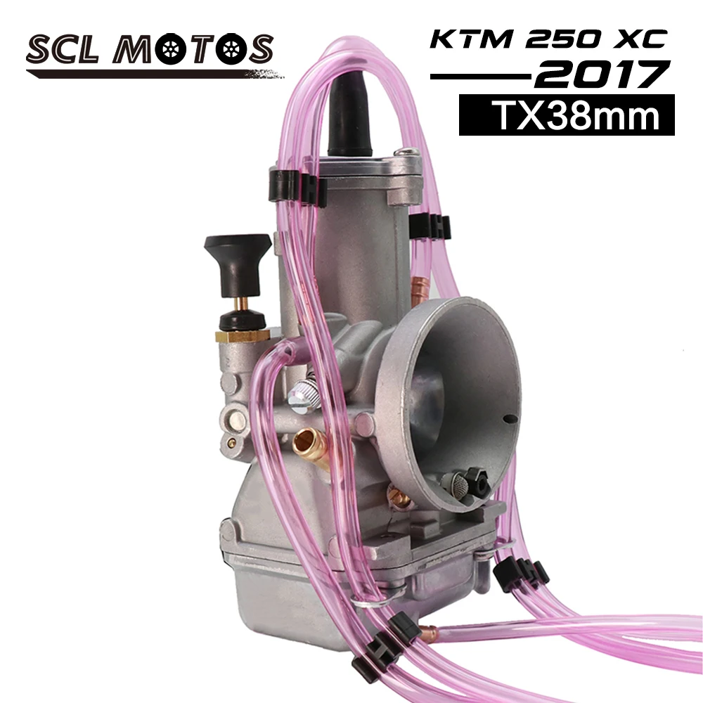 

Карбюратор для мотоцикла SCL Moto MIKUN TX38 38 мм, карбюратор для двухтактного мотокросса 200-350cc KT 250 XC 2017 Moto Racing