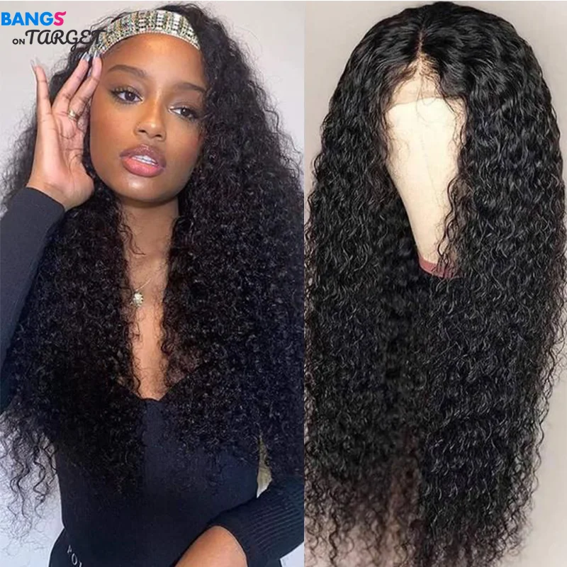 

Kinky Curly Human Hair Wigs 13x6 Lace Frontal Wigs Hd Transparent Lace Front Wigs Unpreocessed Virgin 100% Brazilian Human Hair
