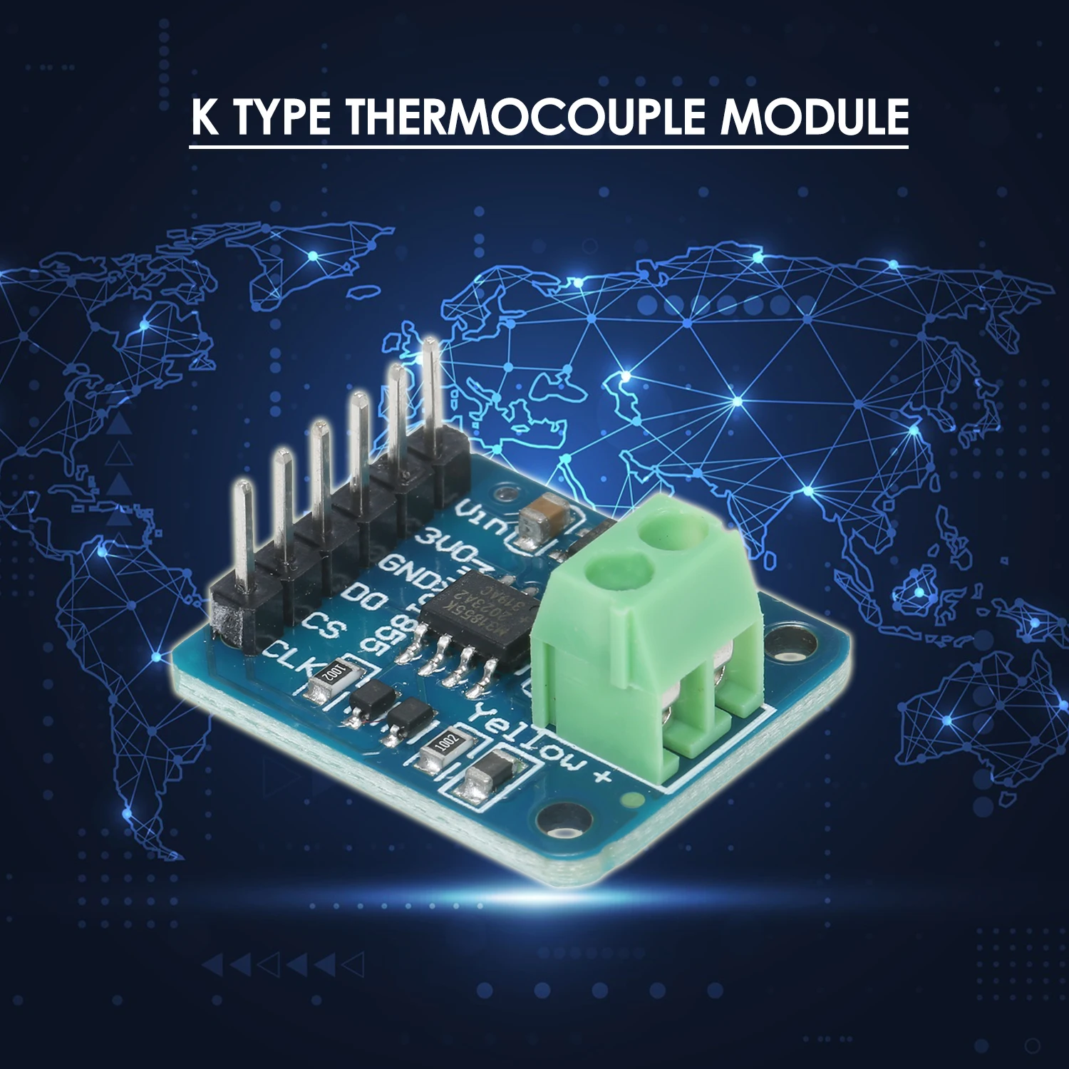 

Миниплата модуля термопары KKmoon MAX31855 K, модуль датчика температуры от-200 °C до + 1350 °C, плата контроллера температуры