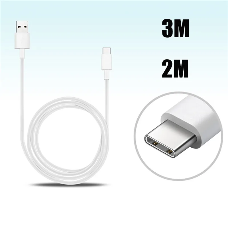 1 м 2 3 кабель типа C для Samsung Galaxy S20 Ultra S21 A71 5G Plus + USB Синхронизация данных длинный