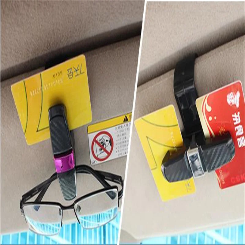 

2021 May new Car glasses clip Sunglasses bracket for multi-function vehicle In-car eye box