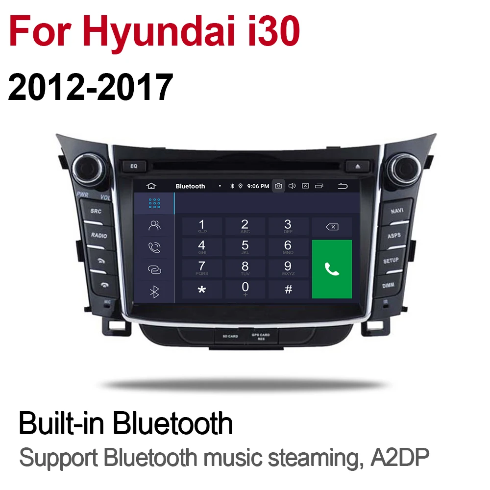 ZaiXi 4 ГБ android 9 0 автомобильный dvd плеер для Hyundai i30 2012 ~ 2017 Мультимедиа GPS навигация