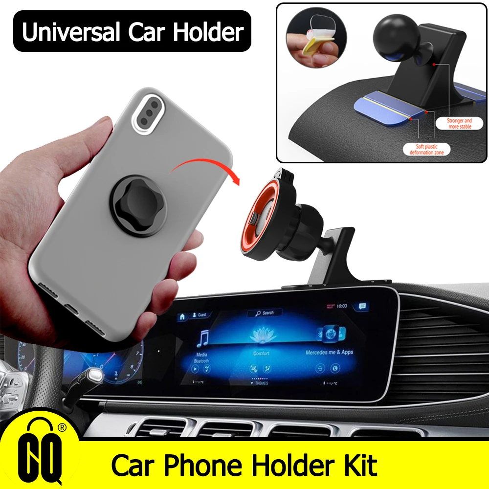 Universal Car Holder 360 Degree Rotate Car phone holder  For Phone Holder Dashboard Sticking Stand Mount Bracket