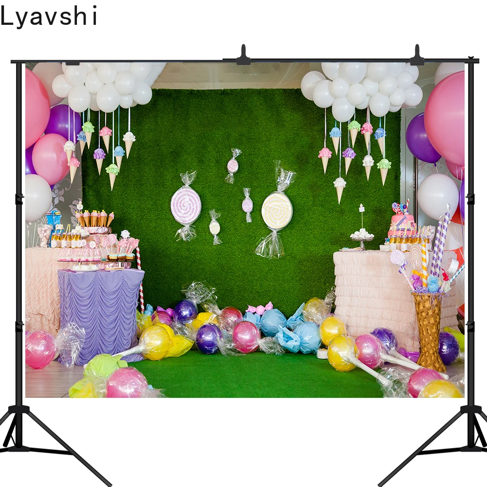 Lyavshi для новорожденных фон фотосъемки с изображением мороженого конфеты на день