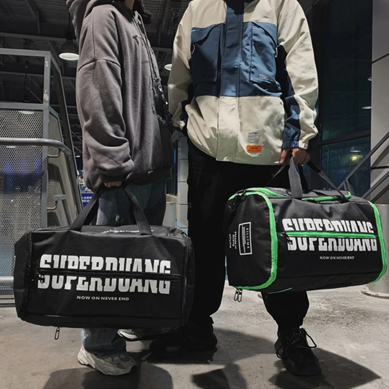 Multifunctional Gym Athletic Bag Sport Fitness Femme Sport Handbag Workout Training Bag Yoga Sneaker Bag with Shoe Compartment